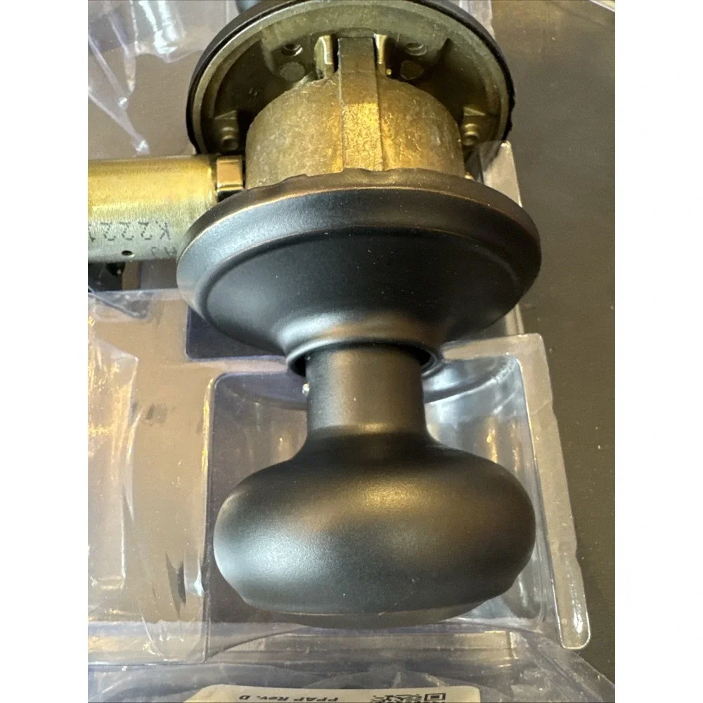 Schlage F10 v‎ GEO 716, Georgian Aged Bronze Hall/Closet Door Knob